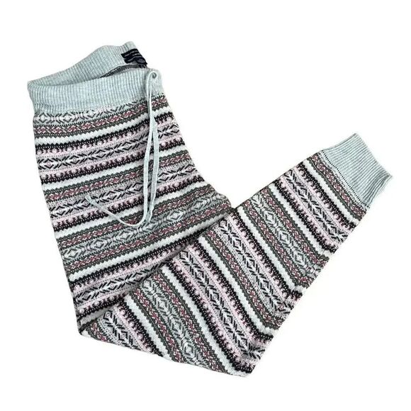 American Eagle Outfitters Cotton Blend Stripes Multi Color Pajama Lounge Pants S - Picture 5 of 12